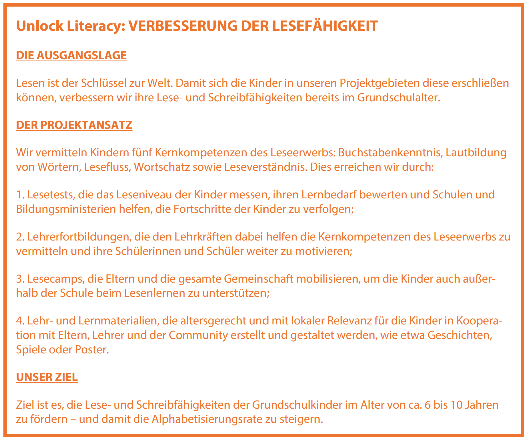 FOTO UNLOCK LITERACY