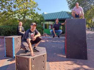 Neue Trainingscubes für Parkourangebot