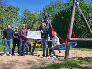 Neuer Spielplatz für Kleingartenverein