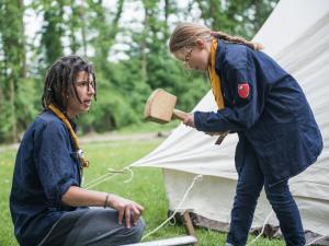 Neue Zelte für die Weiße Rose